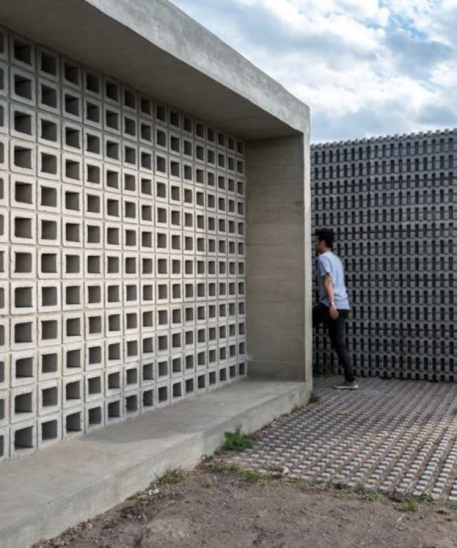 Elemento Vazado de Concreto para Muro Piraquara - Elemento Vazado em Concreto Cobogó