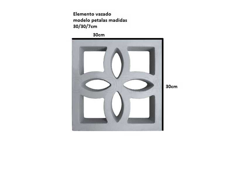 Elementos Vazados de Concreto para Piso Antonina - Elemento Vazado de Cimento